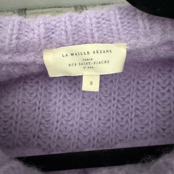 Sezane Emile Cardigan Wisteria - Size S - Picture 3 of 4